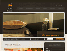 Tablet Screenshot of hotelselect.in